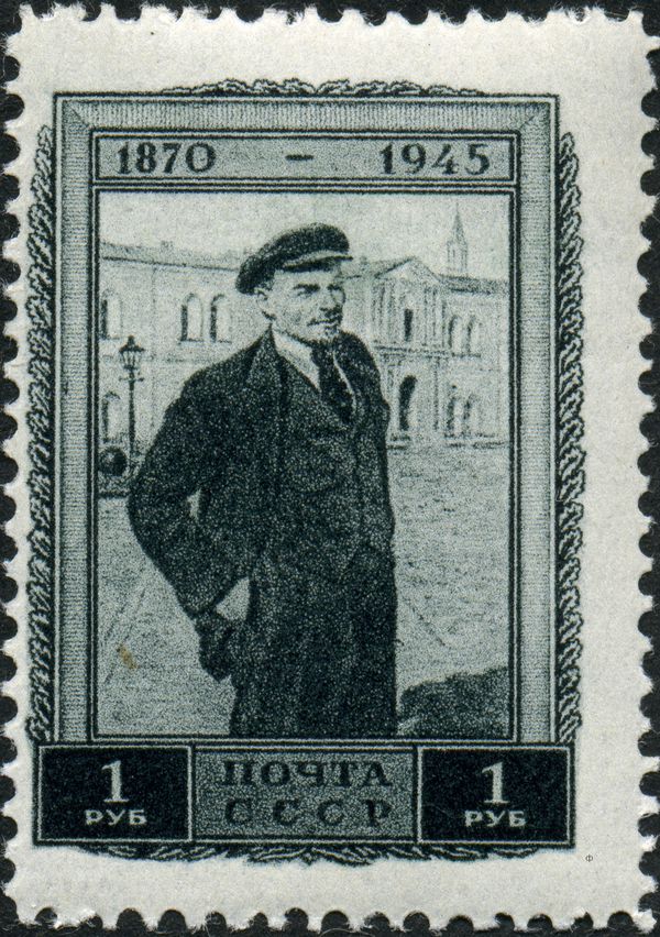Lenin Walking in the Kremlin