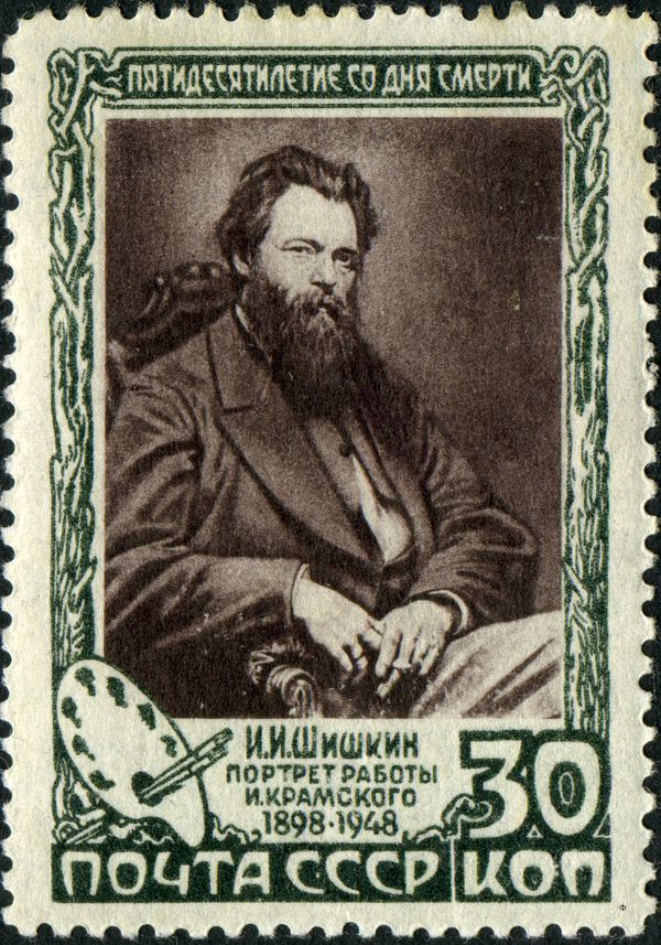Portrait of Ivan I. Shishkin, Ivan Kramskoy