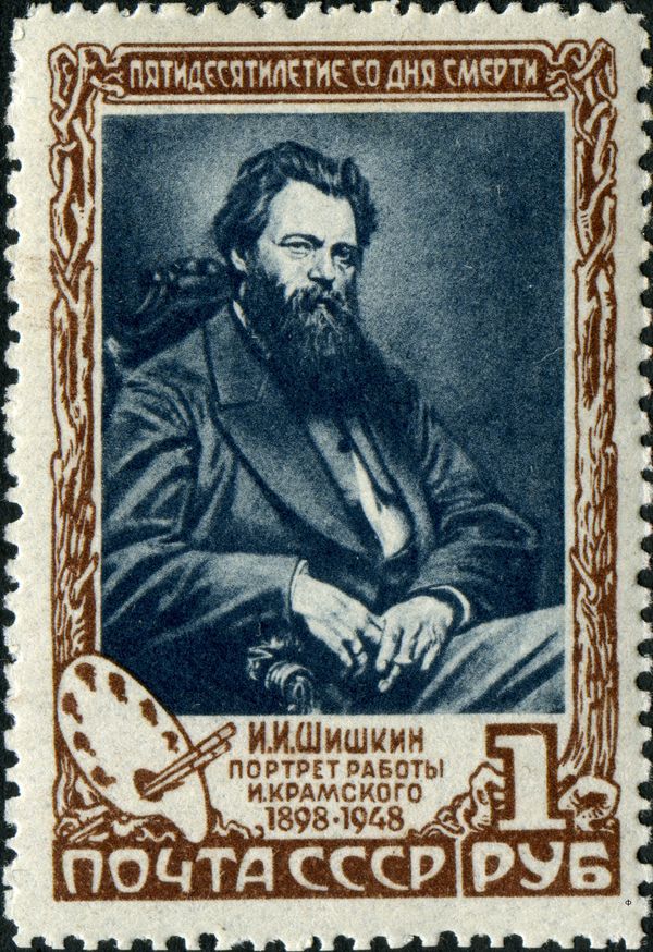 Portrait of Ivan I. Shishkin, Ivan Kramskoy
