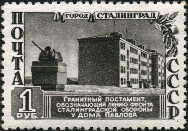 Pavlov House and Tank Memorial, Stalingrad