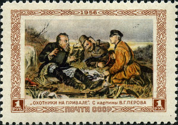 The Hunters at Rest, Vasily G. Perov (1833-1882)