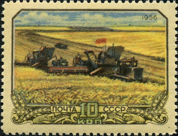 Combine Harvesting of Crops