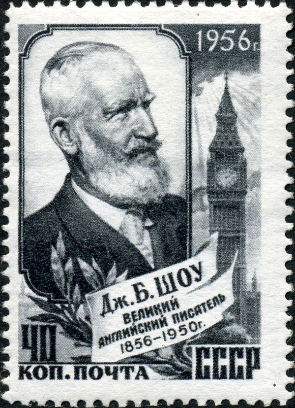 George Bernard Shaw (1856-1950), Irish Playwright