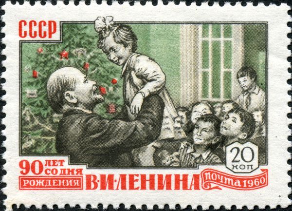 Lenin Holding a Child
