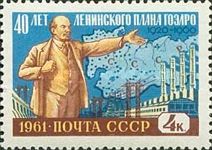 Lenin, Map and Power Stations
