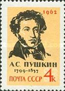 125th Death Anniversary of A.S. Pushkin (1799-1837)