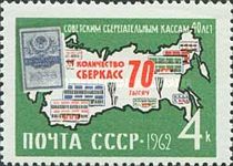 USSR Map and Saving Book