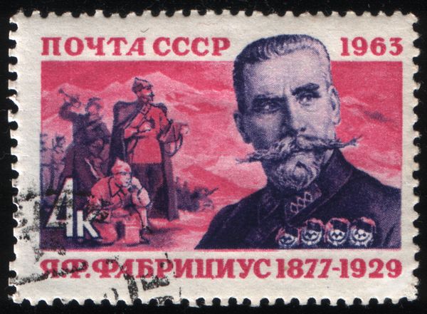 Hero of Civil War - Ya.F. Fabritsius (1877-1929)