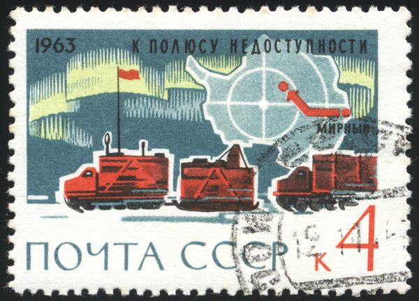 Convoy of Snow Tractors - “Go to the Pole of Inaccessibility
