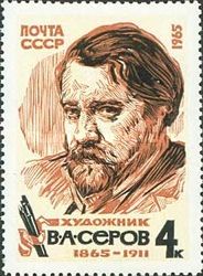 Portrait of V.A. Serov by I. Repin (1901)