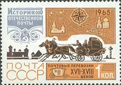 Mail Transport, Moscow-Riga (XVII-XVIII c.)