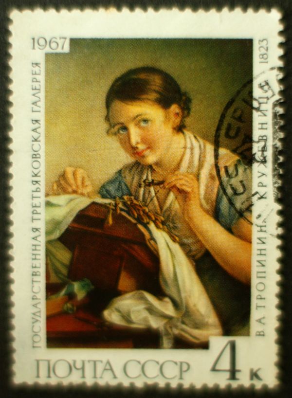 The Lace-maker, V.A. Tropinin (1823)