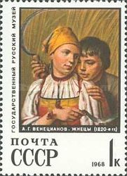 The Reapers, A.G. Venetsianov (1820)