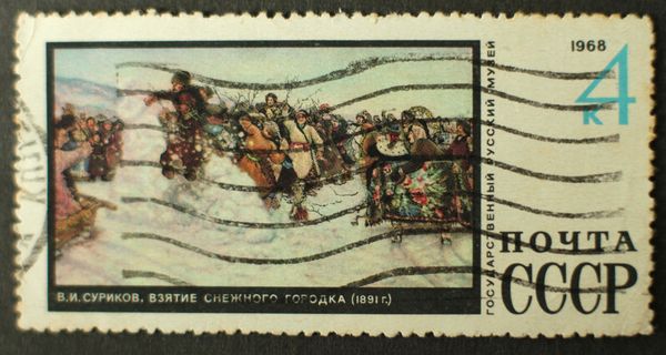 Conquering a Snow Town, V.I. Surikov (1891)