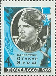 Hero of USSR - Czech Officer Otakar Jaroš (1912-1943)