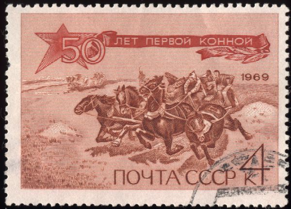 Horse Drawn Machine-gun Carriage by M. Grekov (1920)
