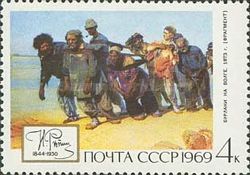 Barge-haulers on the Volga, Ilya Repin (1873)