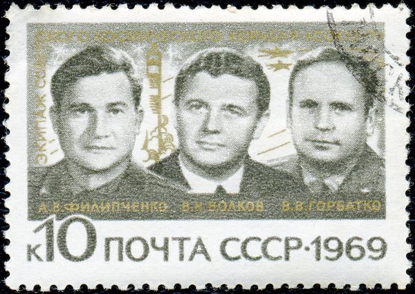A.V. Filipchenko, V.N. Volkov, V.V. Gorbatko (Soyuz-7)