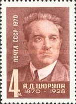 Birth Centenary of A.D. Tsyurupa (1870-1928)
