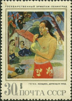 Woman Holding Fruit, Paul Gauguin (1893)