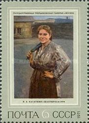 Woman Miner, N.A. Kasatkin (1894)