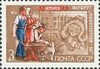 Pioneer Place, Chukotka and Pioneers at Work