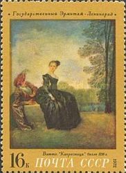 The Capricious Girl, Antoine Watteau (1718)