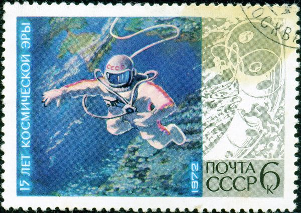 Alexei Leonov Spacewalk During "Voskhod-2" Flight