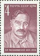 Birth Centenary of V.R. Menzhinsky (1874-1934)