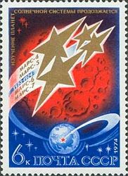 Space Exploration - Stylized Mars 4, 5, 6 and 7 Probes