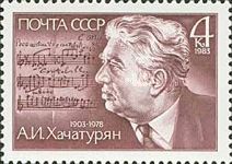 80th Birth Anniversary of A.I. Khachaturian (1903-1978)