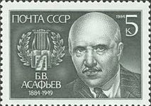 Birth Centenary of B.V. Asafyev (1884-1949)