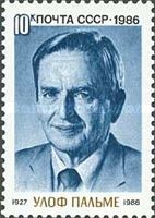 In Memory of Olof Palme (1927-1986)