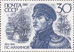 Admirał P.S. Nakhimov (1802-1855)