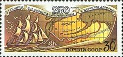 Expedition Ships and Route Map to North America