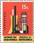 Part of a mine, shaft tower, industrial chimneys