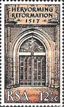 Door of the Church in Wittenberg (Germany)
