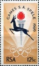 Springbok and Olympic Torch