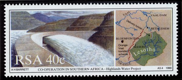 Highlands Water Project, upper Orange River, Lesotho