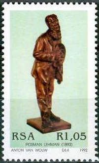 Sculpture "Postman Lehman"