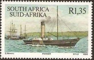 "Pioneer" (paddle tug) and Sailing Ships, 1870