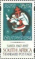 Christmas label 1954