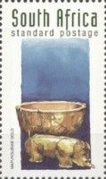 Mapungubwe Gold Rhinoceros and Pot