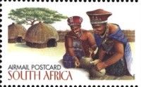 Village and Zulu Women