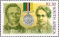 Sol Plaatje (journalist) and Johanna Brandt (authoress)