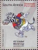 "Dazzler" (mascot) as Bowler (after releasing ball)