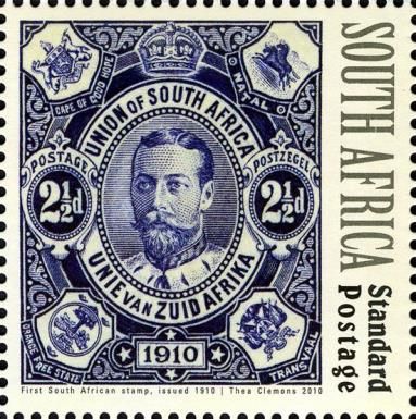 First South Afrikan Stamp, issued 1910