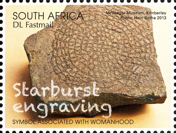 Starburst Engraving, symbol of womanhood
