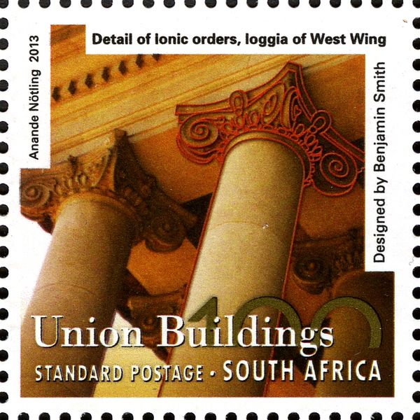 Detail of Ionic Orders, Loggia of West Wing