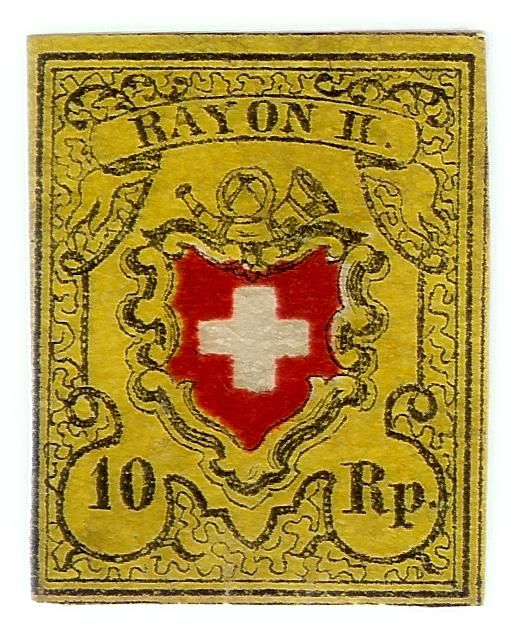 Coat of arms below post horn without cross edging